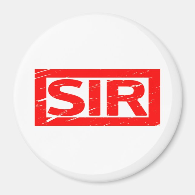 Imã Sir Stamp (Frente)