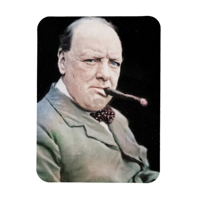 Ímã Sir Winston Churchill (Vertical)