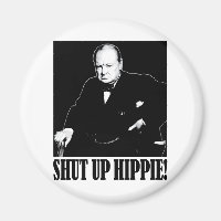 Sir Winston Churchill diz "Cala-te, Hippie"!