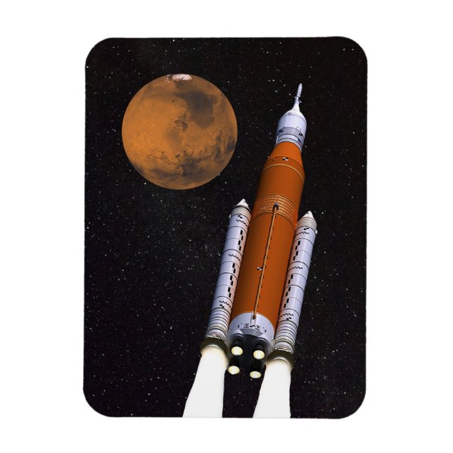 Ímã Sistema de Lançamento de Espaço SLS da NASA (Vertical)