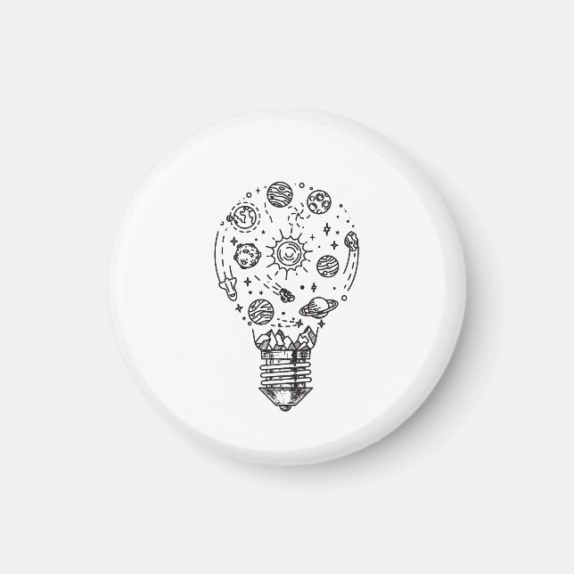 Imã Sistema Solar de Portas na Massa (Frente)