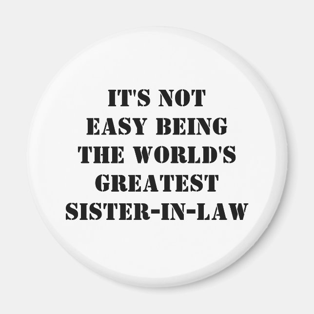 Imã Sister-In-Law (Frente)