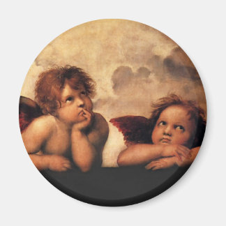 Imã Sistine Madonna 2 Angels por Raphael