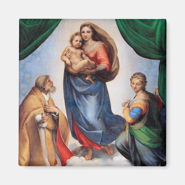 Imã Sistine Madonna, Raphael (Frente)