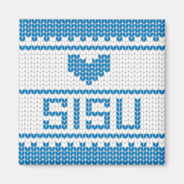 Imã Sisu Heart Knit Magnet 1