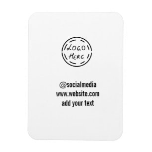 Ímã site de logotipo de adição de cores aquáticas p
