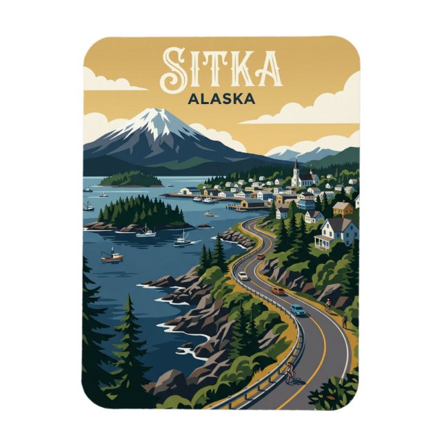 Ímã Sitka EUA (Vertical)