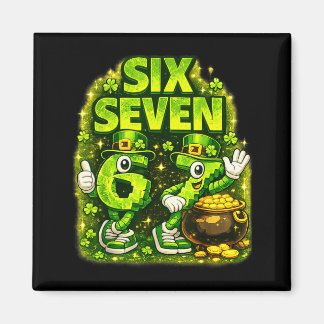 Imã Six seven lucky shamrock 67 st patricks day boy