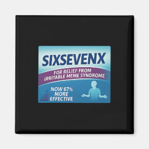 Imã Sixsevenx Alívio dos Números de Meme Paródia Profe