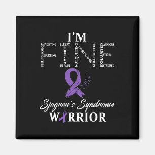 Imã Sjogren's Syndrome Warrior I'm Fine Down Syndrome