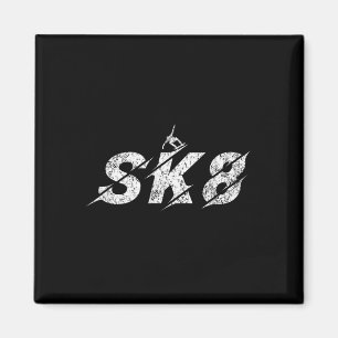 Imã Sk8 Skate Patinador Crianças Meninos Meninas Skate