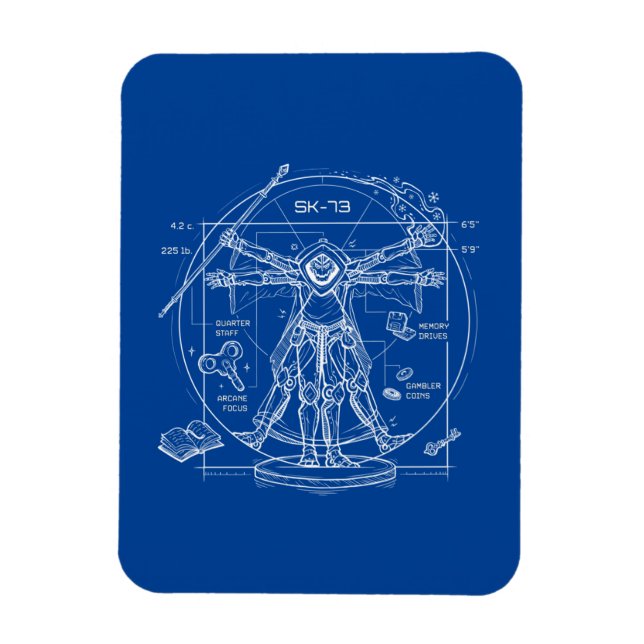 Ímã SK-73 Magnet (Vertical)
