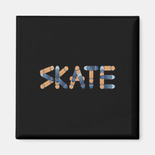 Imã Skate Skateboards Letreiros Longboards Skateboard