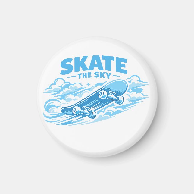 Imã Skate The Sky – Blue Drift (Frente)