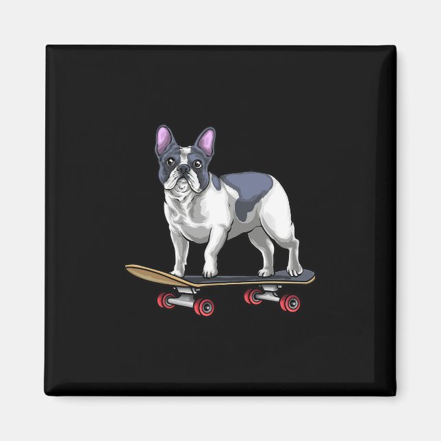 Imã Skateboard Bulldog (Frente)