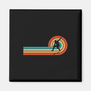 Imã Skateboard Retro Vintage Skateboarder Engraçado Sk