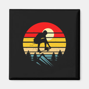 Imã Skateboarder Retro Skateboard Skate Vintage