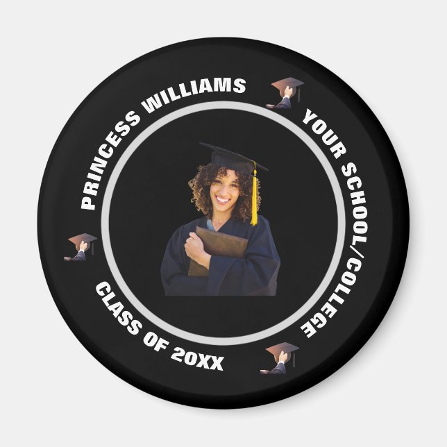 Imã Skaymarts | Imagem de Graduação de Fotos em Preto  (Frente)