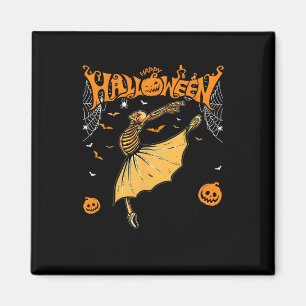 Imã Skeleton Ballerinas Balé Dance Cute Halloween Co