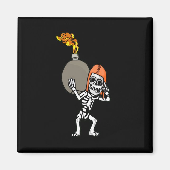 Imã Skeleton Bomber (Frente)