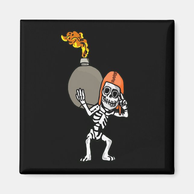 Imã Skeleton Bomber Magnet (Frente)