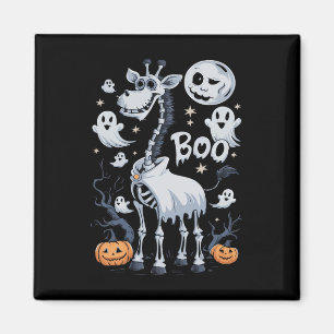 Imã Skeleton Girafa Em Fantasmas Halloween