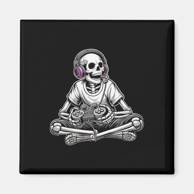 Imã Skeleton Halloween (Frente)