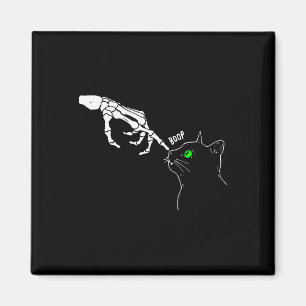 Imã Skeleton Hand Boop no Dia de as Bruxas engraçado d