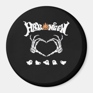 Imã Skeleton Hand Com, Design Halloween