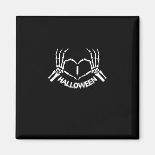 Imã Skeleton Hand Heart Ppreguiçoso Halloween Costume