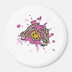 Imã Skeleton Hand Heart Show Classic