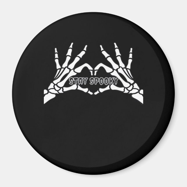 Imã Skeleton Heart and Mands Classic Design (Frente)