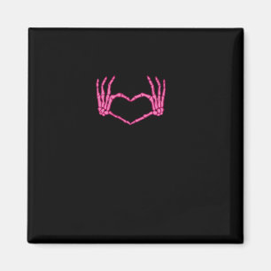 Imã Skeleton Heart Hands Classic