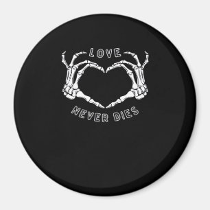 Imã Skeleton Heart Mãos Engraçadas e Clássicas