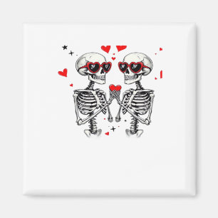 Imã Skeleton Heart Mãos Para Tendência