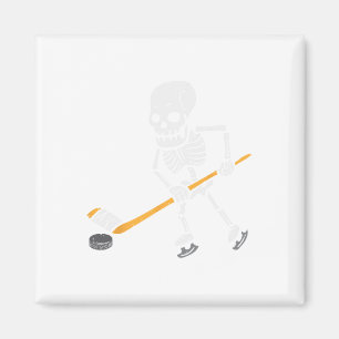 Imã Skeleton Ice Hockey Halloween Costume Spor Men Boy