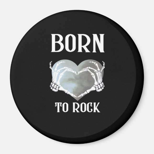 Imã Skeleton Mãos Cinza Gráfico Para Clássico (Frente)