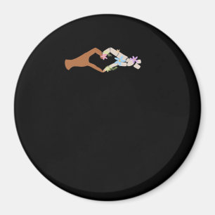 Imã Skeleton Mãos Coração Básico