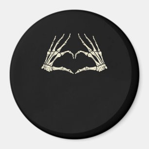 Imã Skeleton Mãos Dias de as Bruxas engraçados Cardíac