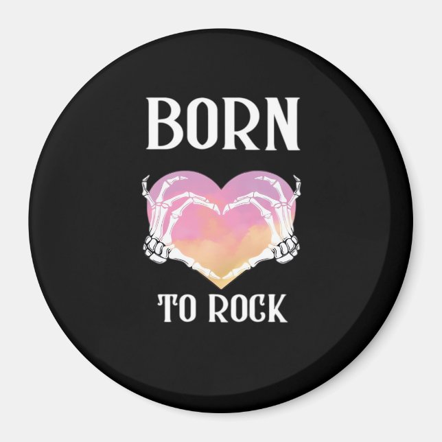 Imã Skeleton Mãos Gráfico Cardíaco Para Clássico (Frente)