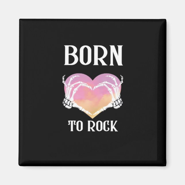 Imã Skeleton Mãos Gráfico Cardíaco Para Clássico (Frente)