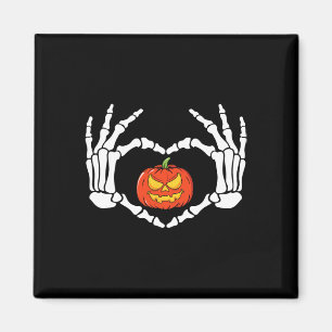 Imã Skeleton Mãos Sinais de Coração Retro Figurino de 
