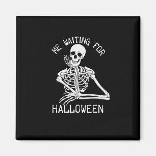 Imã Skeleton Me Esperando Pelo Dia das Bruxas