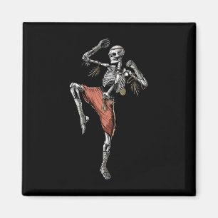 Imã Skeleton Muay Thai Boxing Karate Kickboxing Martia