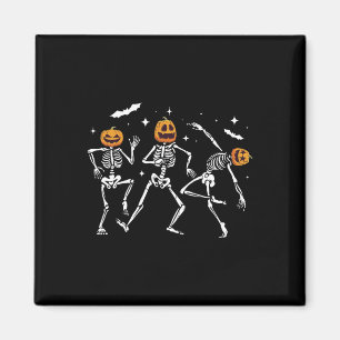 Imã Skeleton Pumpkin Halloween