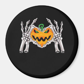 Imã Skeleton Sinal de Coração de Mão Figurino