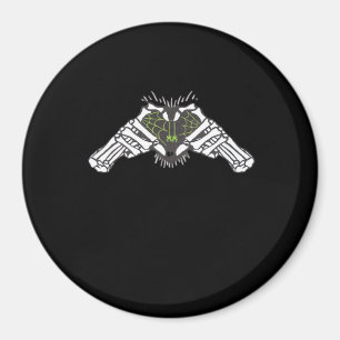 Imã Skeleton Spider Heart