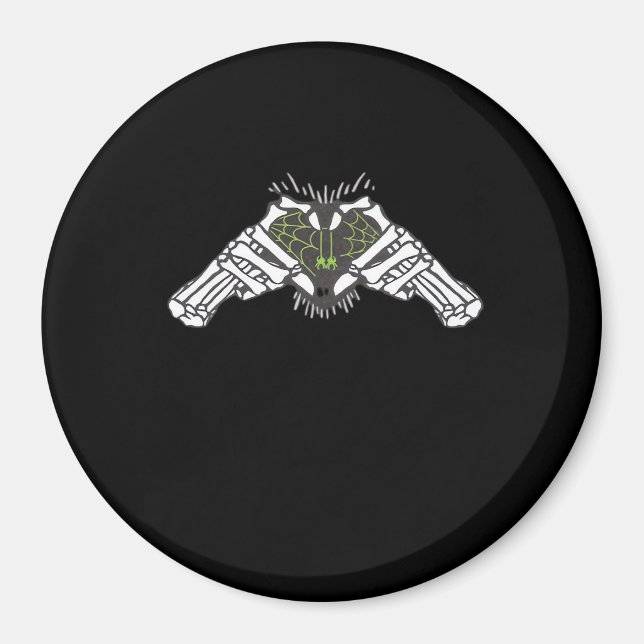 Imã Skeleton Spider Heart (Frente)