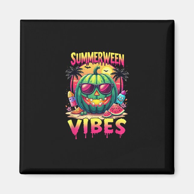 Imã Skeleton Summer Summerentre Vibes Watermelon Jack- (Frente)