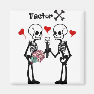 Imã Skeletons amantes